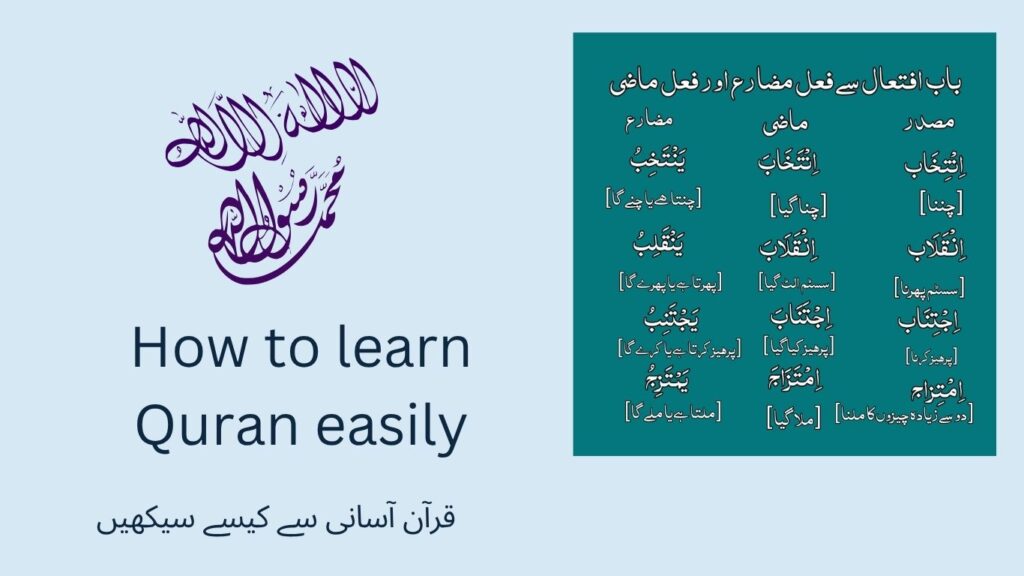 How to Learn Quran easily.قرآن آسانی سے کیسے سیکھیں