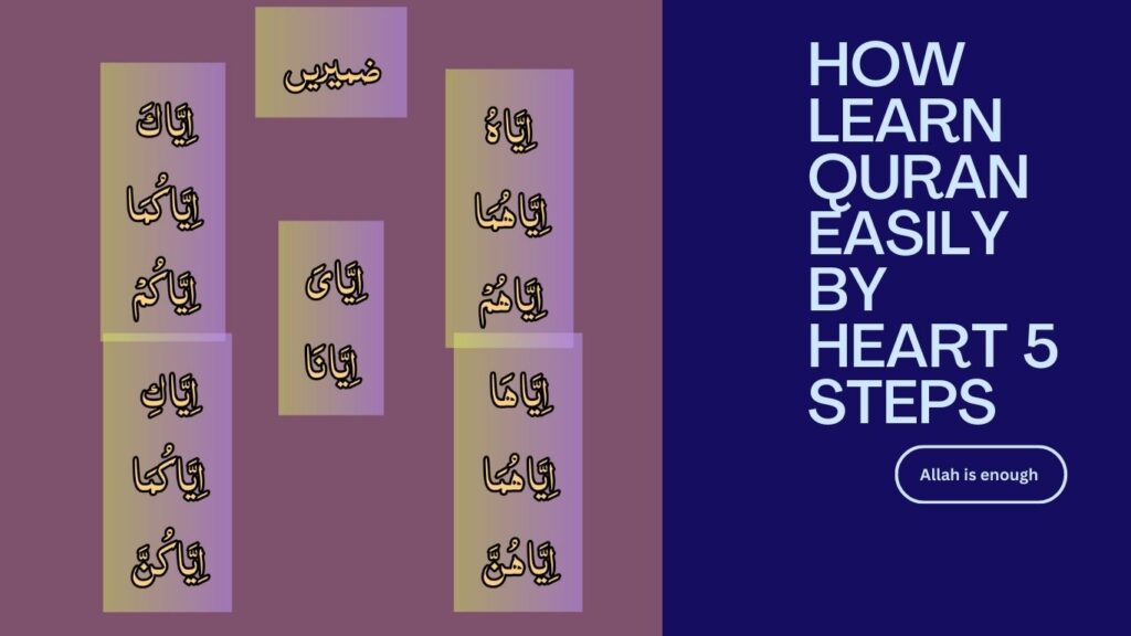 How Learn Quran Easily by heart 5 steps