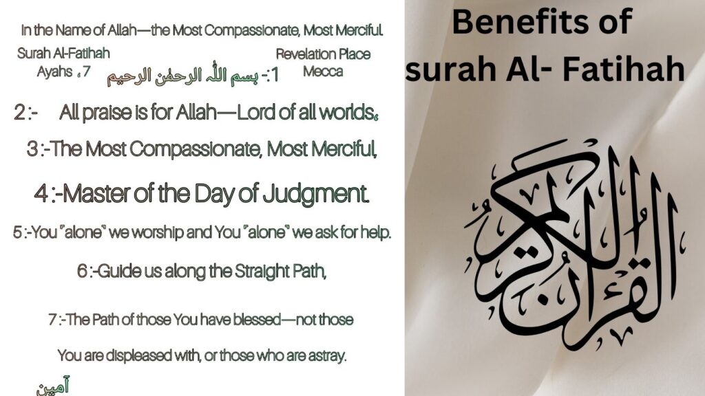 7 Powerful Benefits of Surah Al-Fatihah Every Muslim Should Know